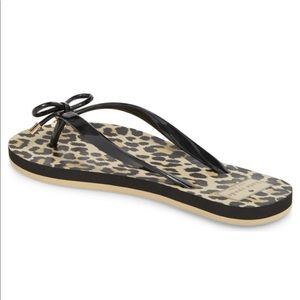 kate spade ‘nova’ Leopard Thong Sandal 9-10
